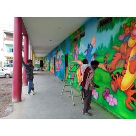 School Building Painting Services in Pune | ID: 26039883391