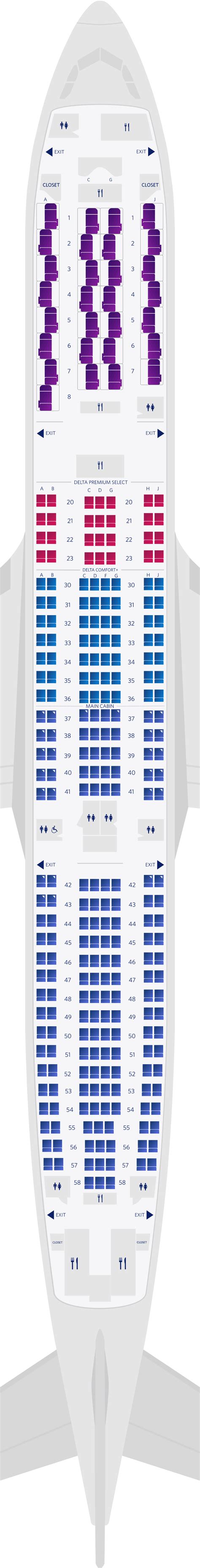 Airbus A330-900neo Seat Maps, Specs Amenities Delta Air, 41% OFF