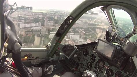 Su 25 - from the cockpit takeoff, flight, landing - Video Camera Go Pro ...