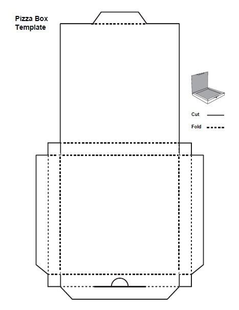 Pizza Box Template – Free Printable