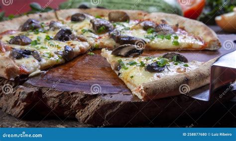 Pizza italian cuisine food stock photo. Image of baked - 258877680