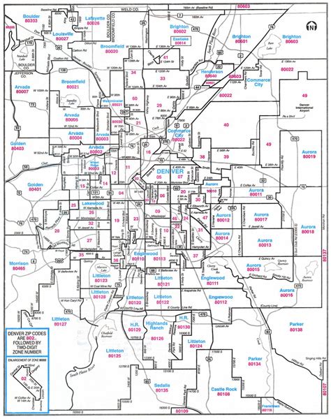 Denver Colorado Zip Code Map – Get Map Update