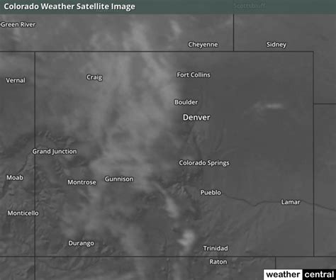 Colorado Current Temperatures Map