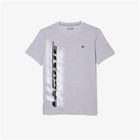 Men's Lacoste SPORT Regular Fit T-shirt with Contrast Branding