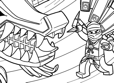 Ninjago Dragon Coloring Pages - Free Printable Coloring Pages