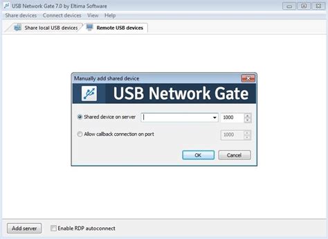 How to setup usb network gate - litoomni