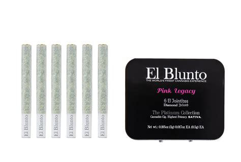 EL BLUNTO - El Jointito Pink Legacy 6PK - Diamond Infused