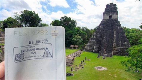 Sella tu pasaporte al visitar el Parque Nacional Tikal en Petén