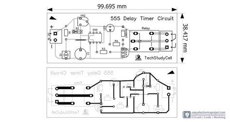 Time Delay Relay circuit using 555 timer IC - Electronics Projects