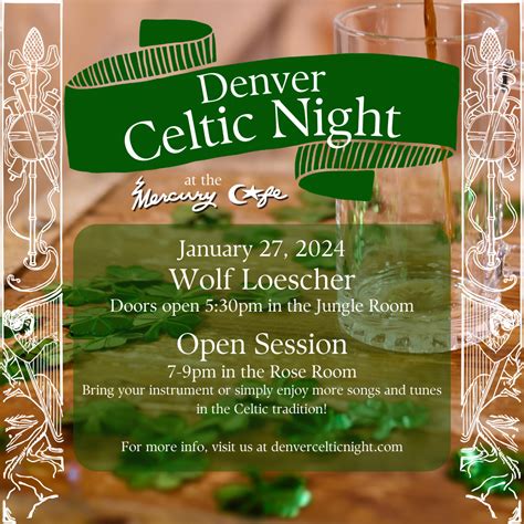 Denver Celtic Night - Mercury Cafe