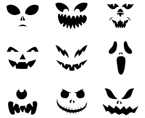 Scary Face Svg