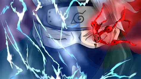 1920x1080 Resolution Kakashi Hatake x Sharingan HD Naruto Digital Art ...