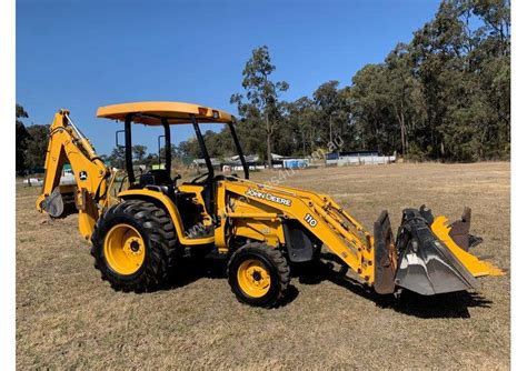 John Deere 110 Tractor Loader Backhoe Shopping | Green Tractor Talk