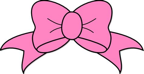 Pink Hair Bow Clip Art at Clker.com - vector clip art online, royalty ...