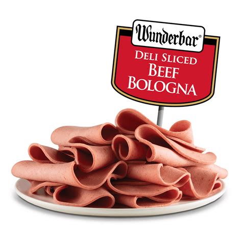 Wunderbar® German Brand Beef Bologna, Deli Sliced - Walmart.com ...