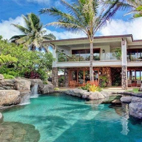 Paradise Luxury Beach House Hawaii Homes Beach House Design - Bank2home.com