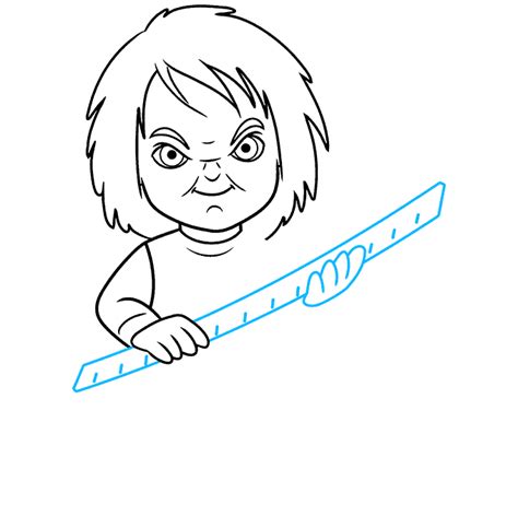 How to Draw Chucky for Kids - Papas Weate1986