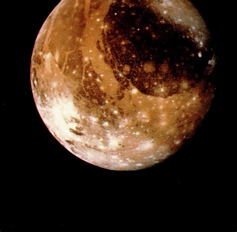 Voyager 2 Photo Of Ganymede by Science Photo Library