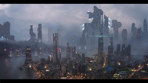 ArtStation - Sci-Fi City Landscape