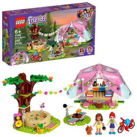 LEGO Friends Nature Glamping 41392 Toy Camping Building Kit (241 Pieces ...