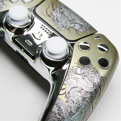 “Silver Dragon” PlayStation 5 (PS5) DualSense™ Controller | Killscreen