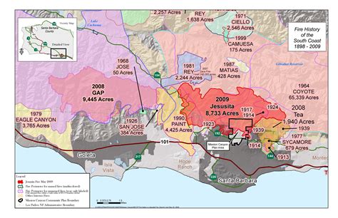 Santa Barbara Fire Zone Map - Maping Resources