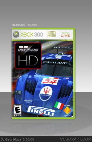 Gran Turismo HD? Xbox 360 Box Art Cover by Gearblaze