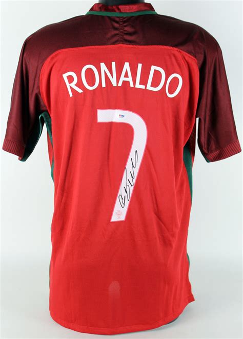 Lot Detail - Cristiano Ronaldo Signed Portugal Nike Soccer Jersey (PSA/DNA)