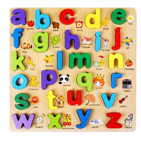 Baby Kids Wooden Puzzles Toys Educational Jigsaw Board Puzzle Toys ...