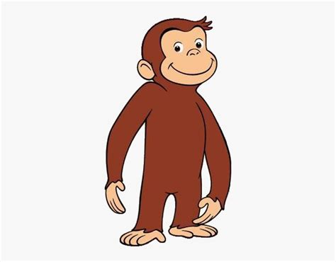 Curious George - Cartoon Monkey Curious George, HD Png Download - kindpng