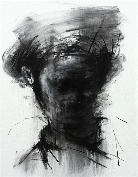 [109] untitled charcoal on canvas 53.2 x 41 cm 2013 on Behance