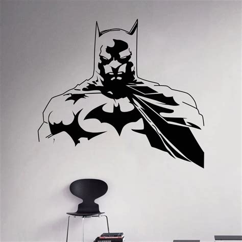 Batman Wall Decal Dark Knight Superhero Art Design Removable Waterproof ...