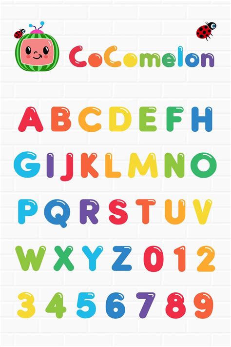 Cocomelon Font SVG | Small letters, Alphabet, Favorite fonts