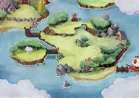 Cuphead Map Beta world by Olivasmark on DeviantArt