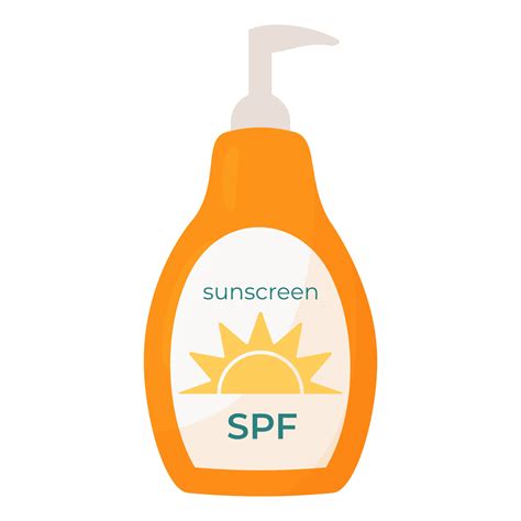 sunscreen plastic bottle 23480358 Vector Art at Vecteezy