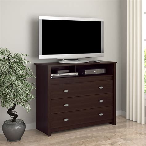 Dresser TV Stand Consule Media Chest of Drawers Wood Entertainment ...