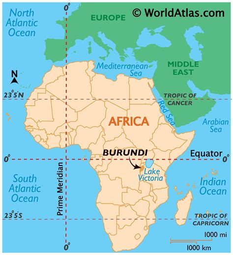 Burundi Africa Map | Map Of Africa