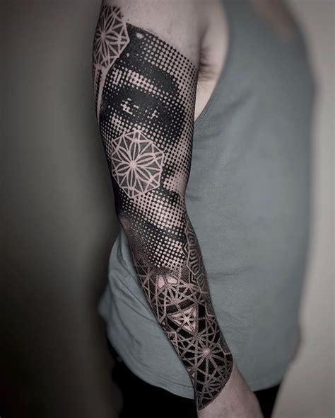 Geometric Tattoos Men Sleeve | Geometric tattoos men, Geometric sleeve ...