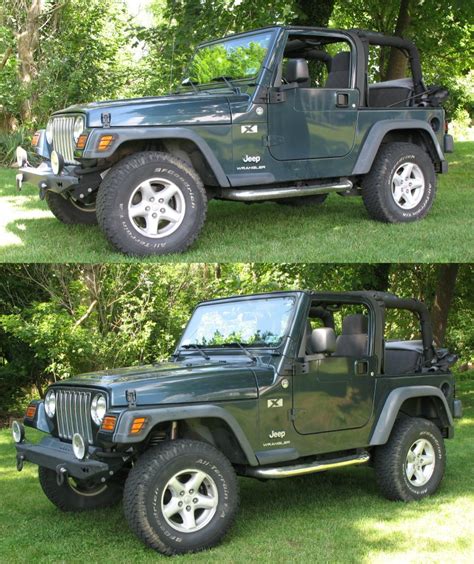 Jeep before and after lift pictures