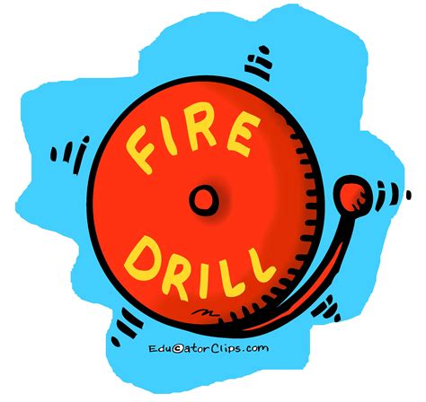 Fire Drill Clip Art