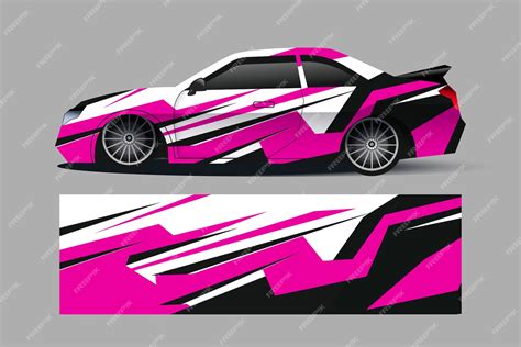 Free Vector | Car wrap design