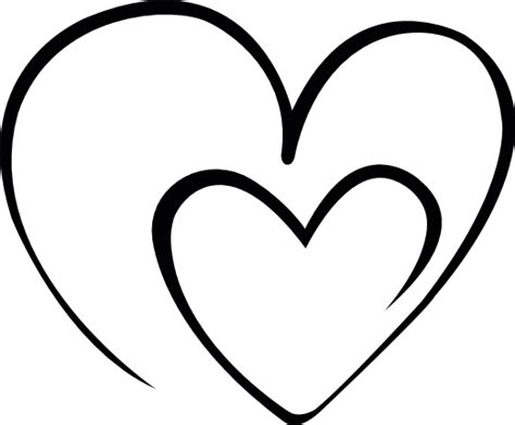 Free Clipart Double Hearts