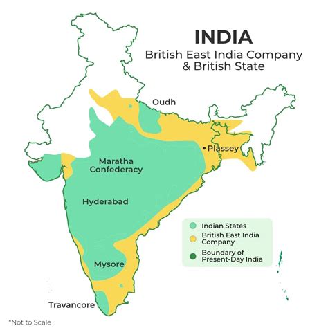 Map Of British And Mughals In India Indian History Facts,, 41% OFF