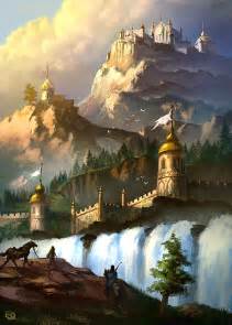 Elven Castle by Rob-Joseph on DeviantArt