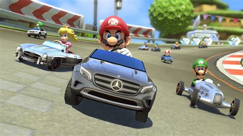 nintendo’s mario kart 8 lets you drive three classic mercedes-benz cars