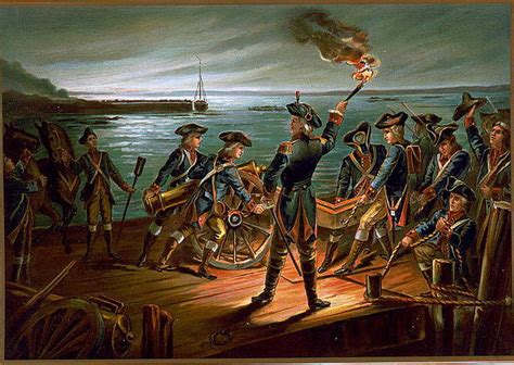 U.S. Army - Artillery Retreat from Long Island 1776 during the American ...