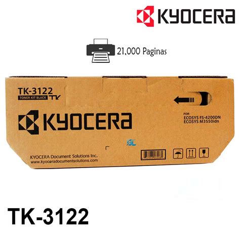 Toner Kyocera TK-3122 Fs-4200Dn, M3550Idn Original | G-Limagars Peru