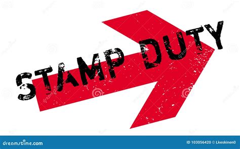 Stamp Duty rubber stamp stock vector. Illustration of house - 103056420