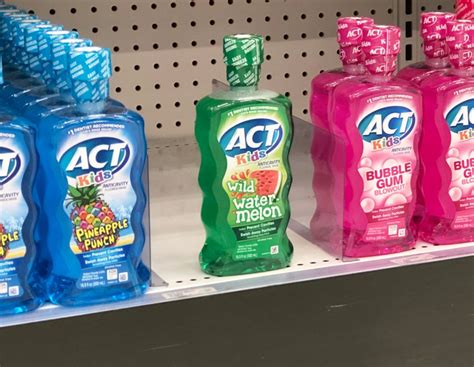 New $1/1 ACT Product Coupon = Kids Mouthwash Only 49¢ After Cash Back ...