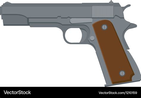 Pistol Royalty Free Vector Image - VectorStock